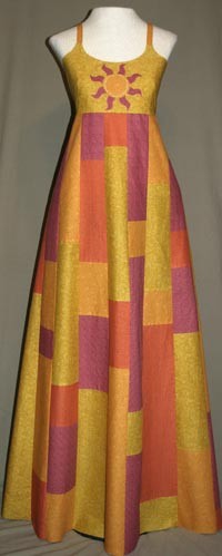 Twirly Sun Random Patchwork Dress