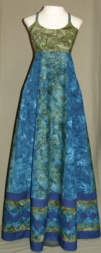 Deep Blue Sea Seminole Patchwork Dress