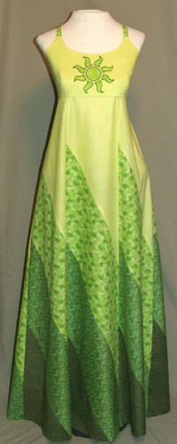 Green Faded Dress