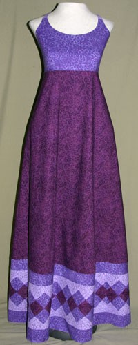 Purple Seminole Patchwork Dress
