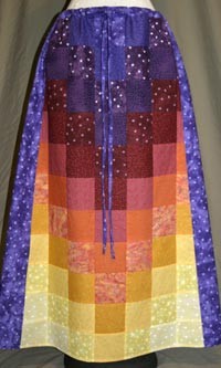 Sunset Patchwork Skirt