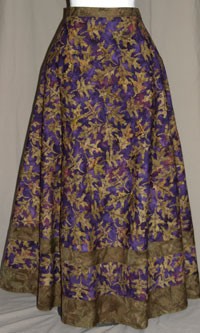 Falling Leaves Batik Wrap Skirt