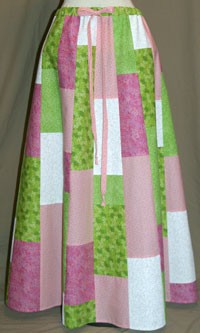 Spring Random Patchwork Skirt