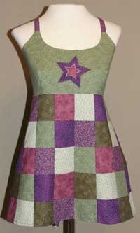 Star Patchwork Apron Top