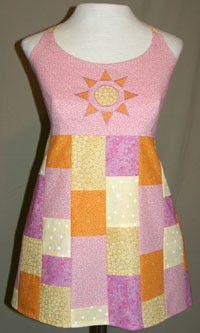 Summer Sun Patchwork Apron Top